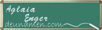 Aglaia Enger Visitenkarte